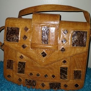Rare crocodile purse